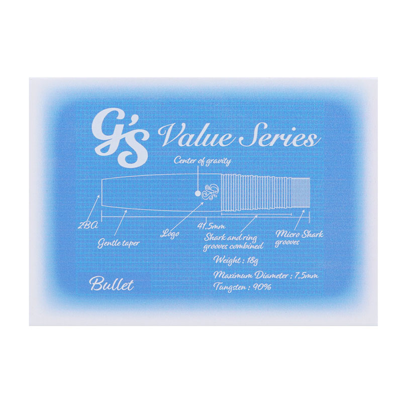 Gs Darts(������������) Value���꡼�� BULLET(�֥�å�) 2BA��(������ �Х��)