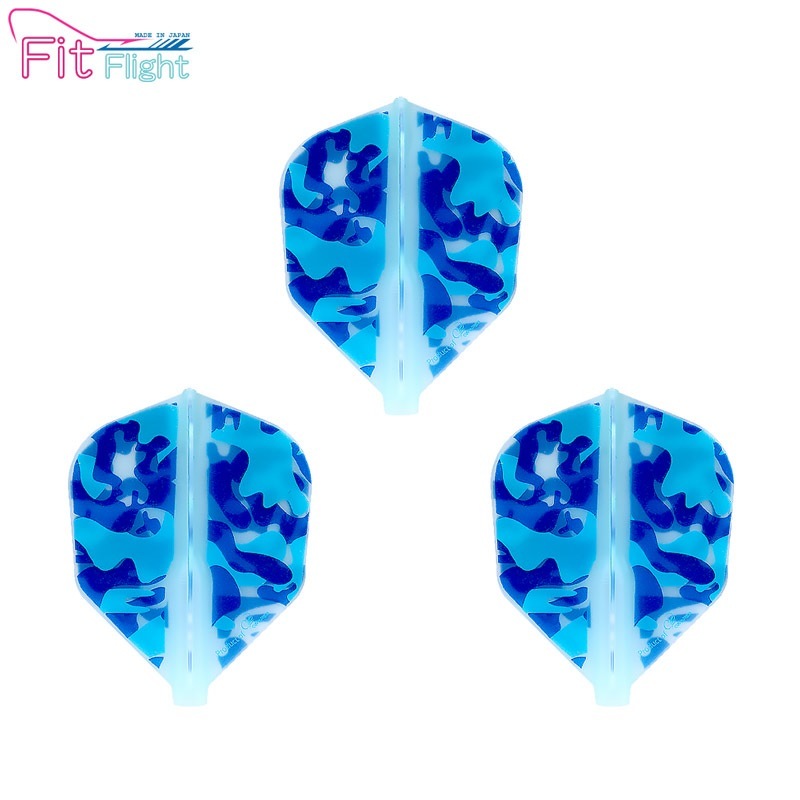 COSMO DARTS(�����������) Fit Flight(�ե��åȥե饤��) Printed Liquid Camo(�ꥭ�åɥ���) C �������� �֥롼��(������ �ե饤��)