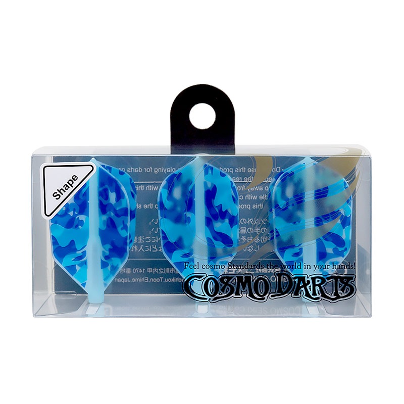 COSMO DARTS(�����������) Fit Flight(�ե��åȥե饤��) Printed Liquid Camo(�ꥭ�åɥ���) C �������� �֥롼��(������ �ե饤��)