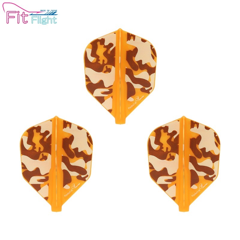 COSMO DARTS(�����������) Fit Flight(�ե��åȥե饤��) Printed Liquid Camo(�ꥭ�åɥ���) D �������� ����󥸡�(������ �ե饤��)