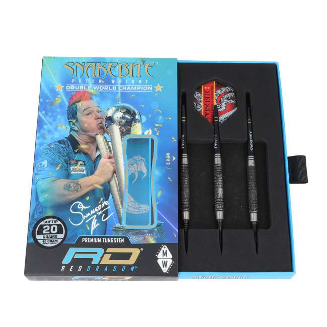 ����� Used �����ġ� RED DRAGON Peter Wright Snakebite Double World Champion Special Edition 2BA 20g��Ȣ����� ��RANK 2��