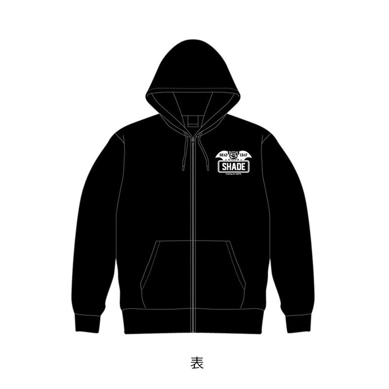 サードマガジン　ブラックロゴパーカー MAHAGRID パーカー 「mahagrid/マハグリッド」THIRD LOGO HOODIE