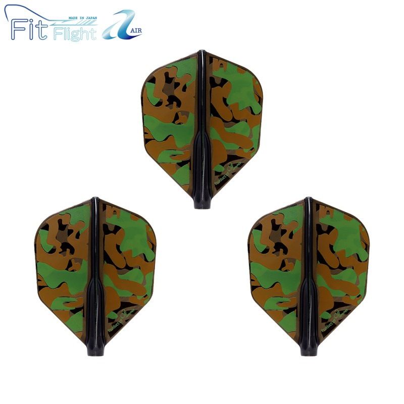 COSMO DARTS(�����������) Fit Flight��AIR��(�ե��åȥե饤�� ������) Printed Liquid Camo(�ꥭ�åɥ���) A �������� D�֥�å���(������ �ե饤��)