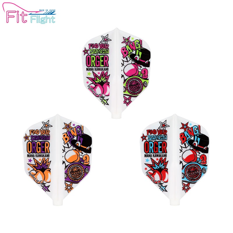 COSMO DARTS() Fit Flight(եåȥե饤)  Mana Kawakami ver.4  ۥ磻 忿ǥ롡( ե饤)