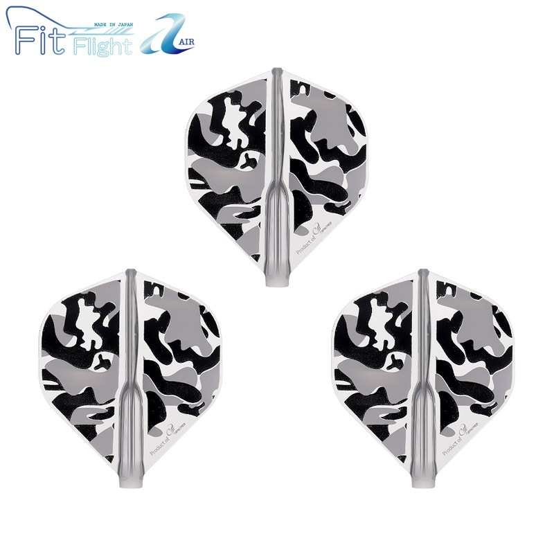 COSMO DARTS(�����������) Fit Flight��AIR��(�ե��åȥե饤�� ������) Printed Liquid Camo(�ꥭ�åɥ���) B ����������� �֥�å���(������ �ե饤��)