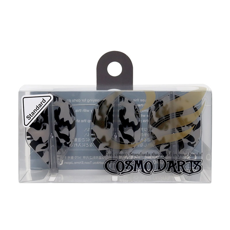 COSMO DARTS(�����������) Fit Flight��AIR��(�ե��åȥե饤�� ������) Printed Liquid Camo(�ꥭ�åɥ���) B ����������� �֥�å���(������ �ե饤��)