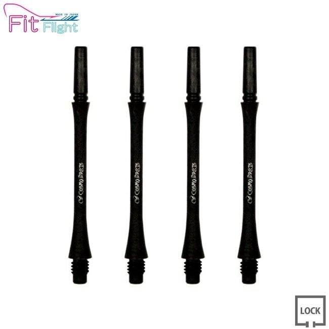 COSMO DARTS(�����������) Fit Shaft Carbon(�ե��åȥ���ե� �����ܥ�) ����� ���å� C�֥�å� ��7�䡡(������ ����ե�)