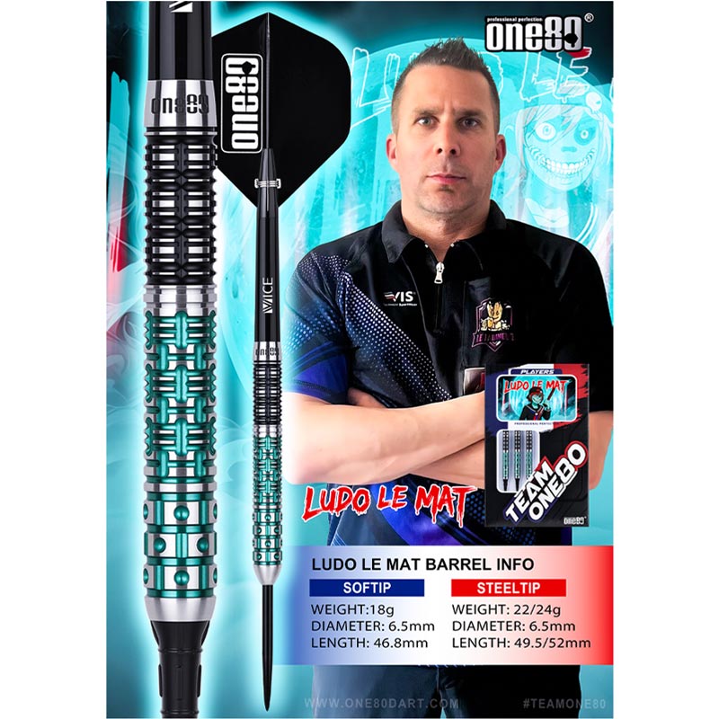 One80(��󥨥��ƥ�) Ludo Le Mat STEEL 22g ��ɡ����롦�ޥå������ǥ롡(������ �Х��)