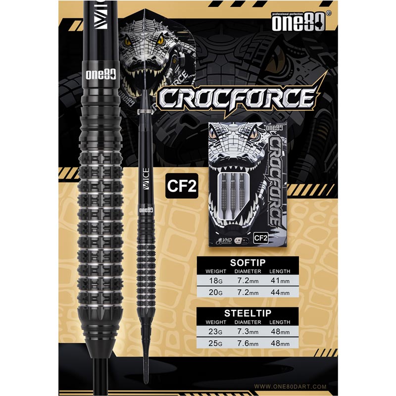 リカルド2 クロックフォース CF3 18g ダーツ　バレル ダーツ > ソフトダーツ > ブランド【ワ行】 > ワンエイティ > One80
