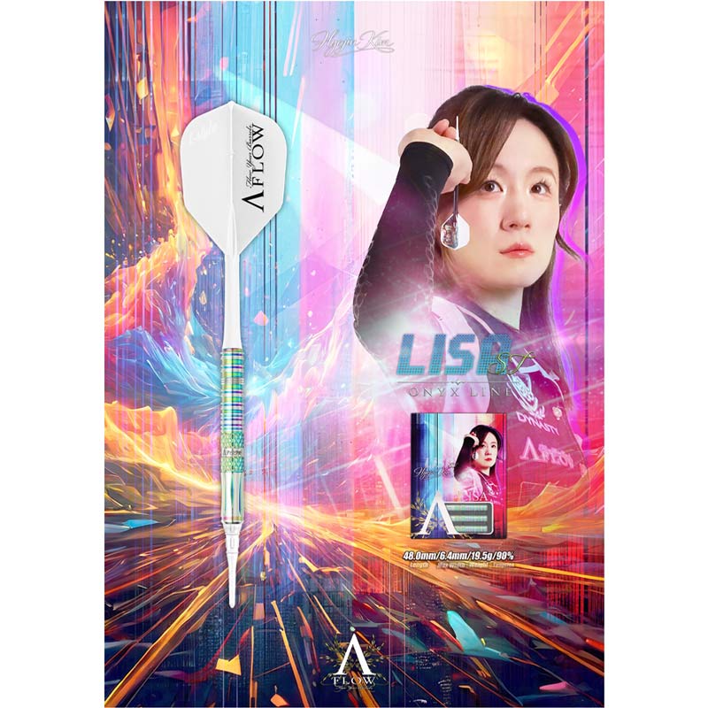 ダーツ バレル ダイナスティー LISA5 キム ヒョジン モデル リサ5 ダイナスティー キムヒョジン選手 オニキス リサST DYNASTY ONYX LISA