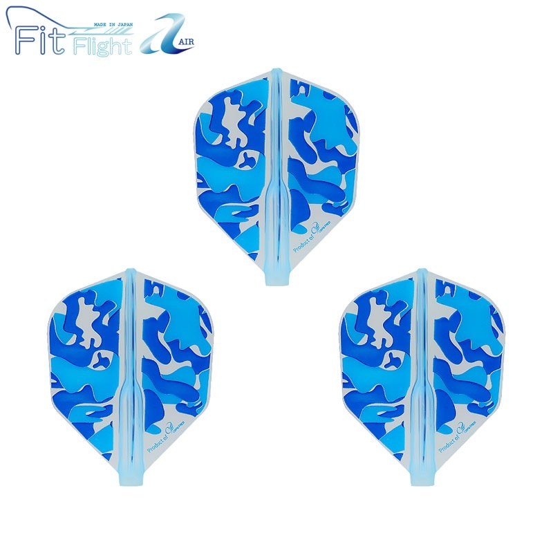 COSMO DARTS(�����������) Fit Flight��AIR��(�ե��åȥե饤�� ������) Printed Liquid Camo(�ꥭ�åɥ���) C �������� �֥롼��(������ �ե饤��)