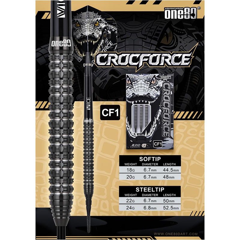 クロックフォース ストレート 18g One80(ワンエイティ) Crocforce(クロックフォース) CF1 2BA 18g