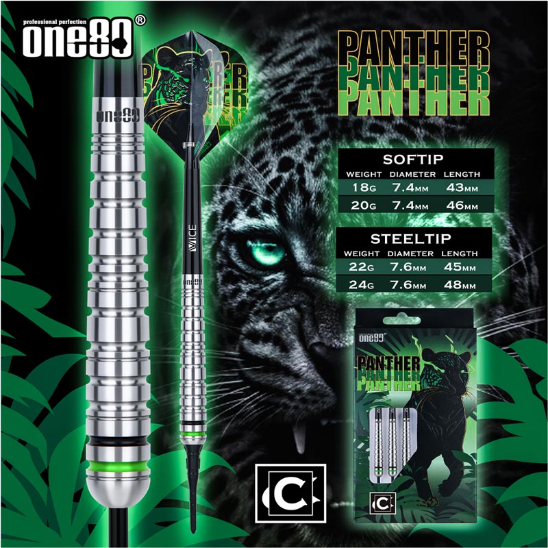 One80(��󥨥��ƥ�) Panther(�ѥ󥵡�) C STEEL 24g��(������ �Х��)