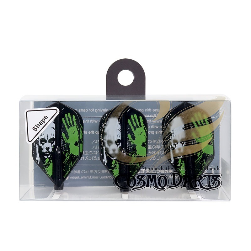 COSMO DARTS(�����������) Fit Flight��AIR��(�ե��åȥե饤�� ������) Printed Series Evil A �������� D�֥�å���(������ �ե饤��)