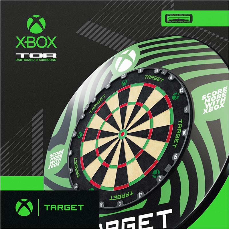 TARGET XBOX DARTBOARD & SURROUND