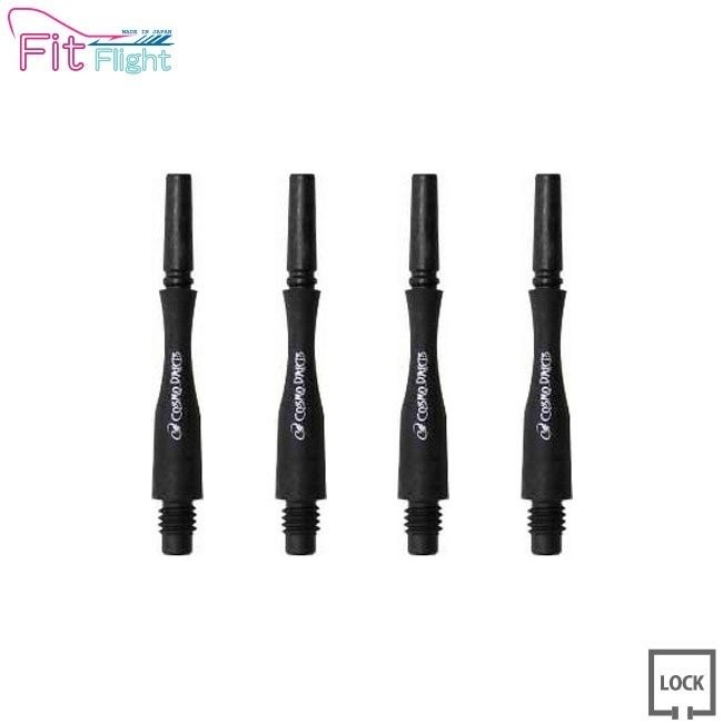 COSMO DARTS(�����������) Fit Shaft Carbon(�ե��åȥ���ե� �����ܥ�) �ϥ��֥�å� ���å� C�֥�å� ��3�䡡(������ ����ե�)