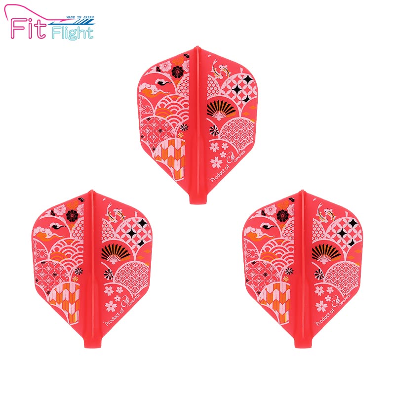 COSMO DARTS(�����������) Fit Flight(�ե��åȥե饤��) Printed Series Japanese Pattern2(����ѥˡ��� �ѥ�����2) �������� ��åɡ�(������ �ե饤��)