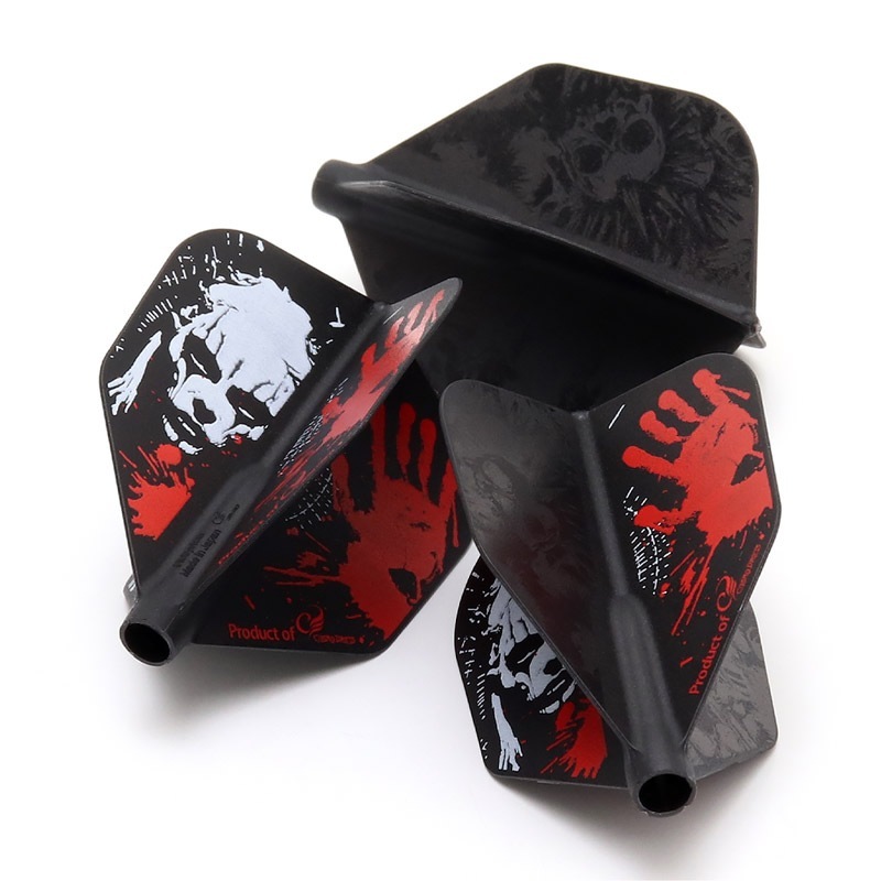 COSMO DARTS(�����������) Fit Flight(�ե��åȥե饤��) Printed Series Evil B �������� D�֥�å���(������ �ե饤��)