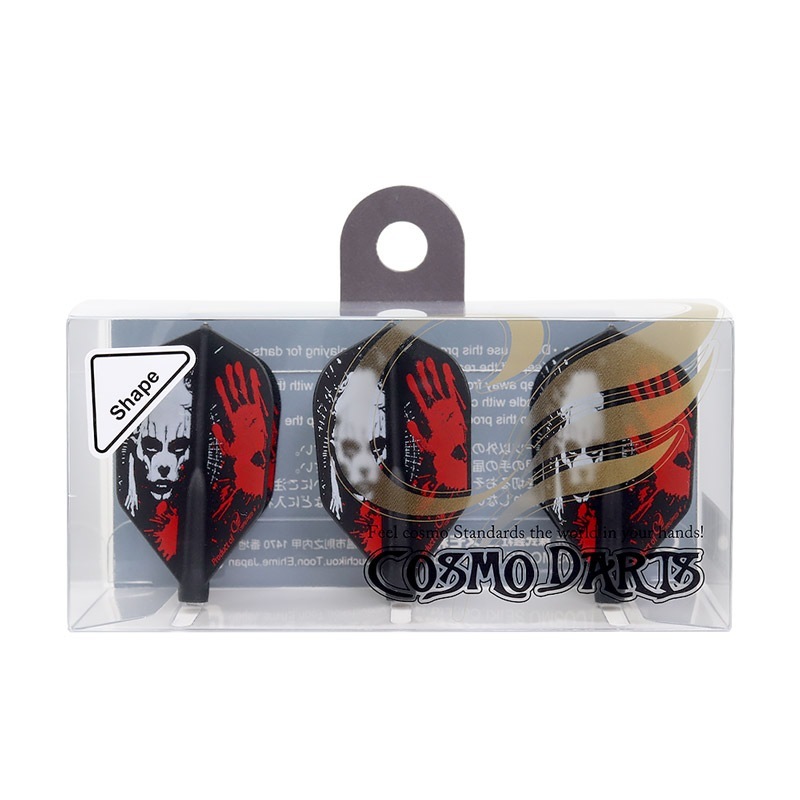 COSMO DARTS(�����������) Fit Flight(�ե��åȥե饤��) Printed Series Evil B �������� D�֥�å���(������ �ե饤��)