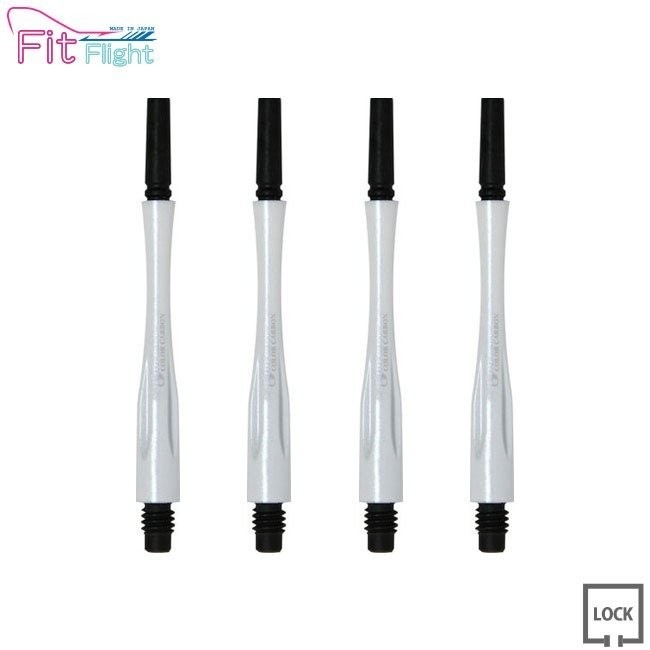 COSMO DARTS(�����������) Fit Shaft COLOR Carbon(�ե��åȥ���ե� ���顼�����ܥ�) �ϥ��֥�å� ���å� �ѡ���ۥ磻�� ��7�䡡(������ ����ե�)