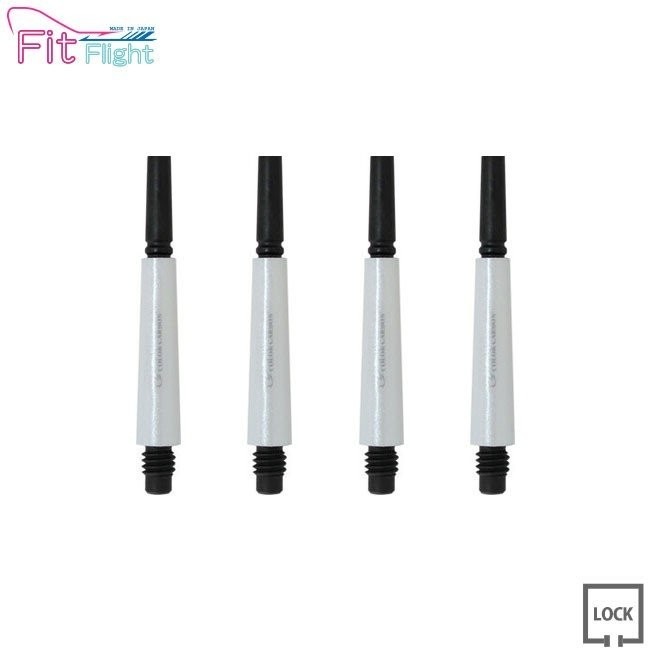 COSMO DARTS(�����������) Fit Shaft COLOR Carbon(�ե��åȥ���ե� ���顼�����ܥ�) �Ρ��ޥ� ���å� �ѡ���ۥ磻�� ��3�䡡(������ ����ե�)