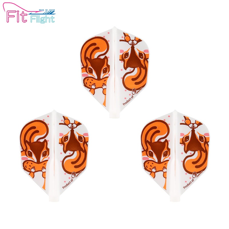 COSMO DARTS(�����������) Fit Flight(�ե��åȥե饤��) Printed Series Cheeks(��������) �������� �ۥ磻�ȡ�(������ �ե饤��)