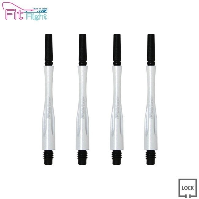 COSMO DARTS(�����������) Fit Shaft COLOR Carbon(�ե��åȥ���ե� ���顼�����ܥ�) �ϥ��֥�å� ���å� �ѡ���ۥ磻�� ��6�䡡(������ ����ե�)