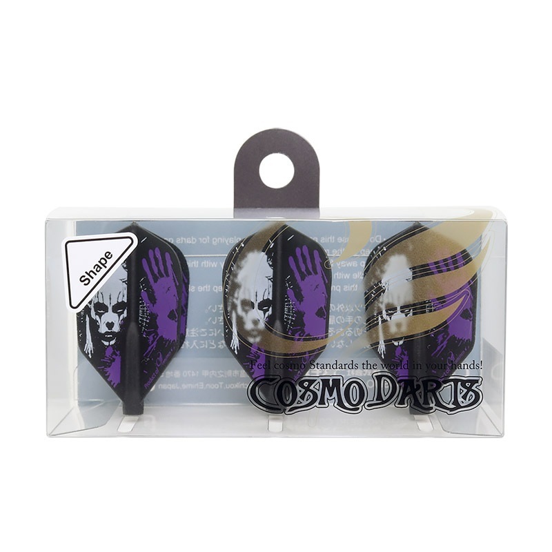 COSMO DARTS(�����������) Fit Flight(�ե��åȥե饤��) Printed Series Evil C �������� D�֥�å���(������ �ե饤��)