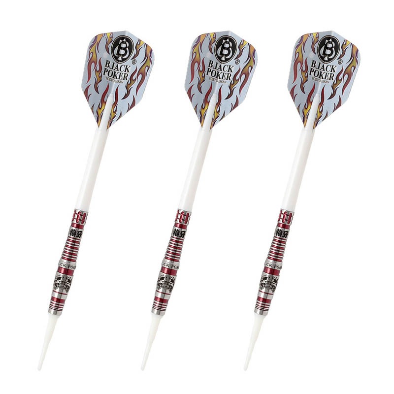 火の鳥 DARTS JAPAN(ヒノトリダーツジャパン) TOKYO BLACK POKER BARREL illusion 幻影シリーズ 狼牙(ロウガ) 2BA (ダーツ バレル)-日本最大級ダーツ通販ショップ - ダーツハイブ