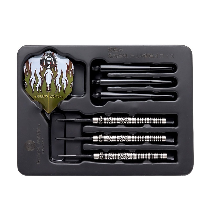 �Ф�Ļ DARTS JAPAN(�ҥΥȥ�����ĥ���ѥ�) TOKYO BLACK POKER BARREL ALCHEMY Series 90T TALC(���륯) 2BA��(������ �Х��)