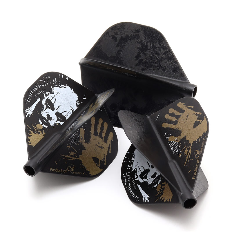 COSMO DARTS(�����������) Fit Flight(�ե��åȥե饤��) Printed Series Evil D ����������� D�֥�å���(������ �ե饤��)