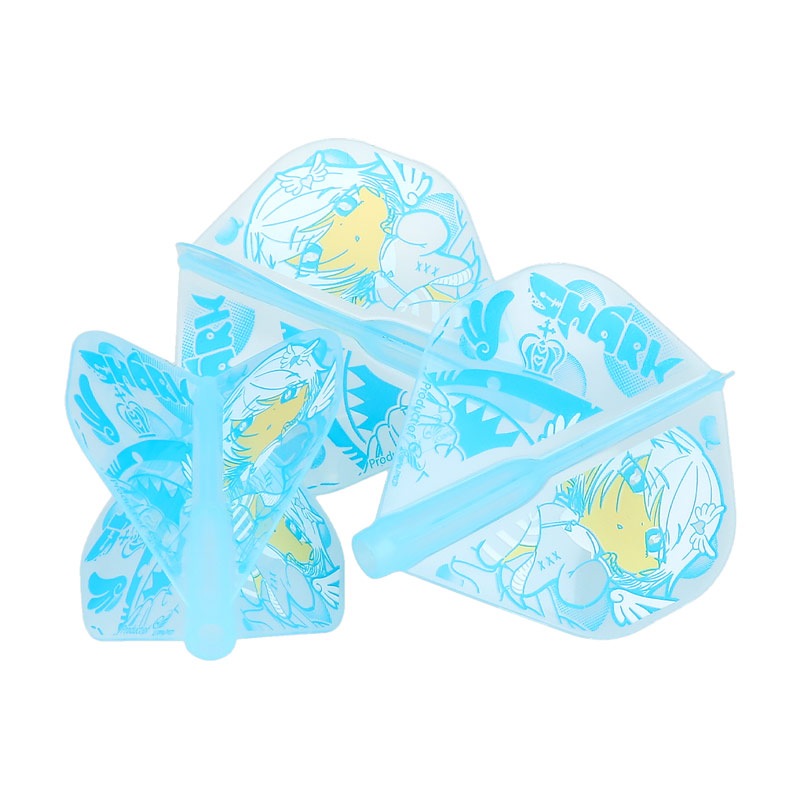 COSMO DARTS(�����������) Fit Flight��AIR��(�ե��åȥե饤�� ������) Printed Series Shark Dreams(���㡼���ɥ꡼�ॹ) ����������� �֥롼��(������ �ե饤��)