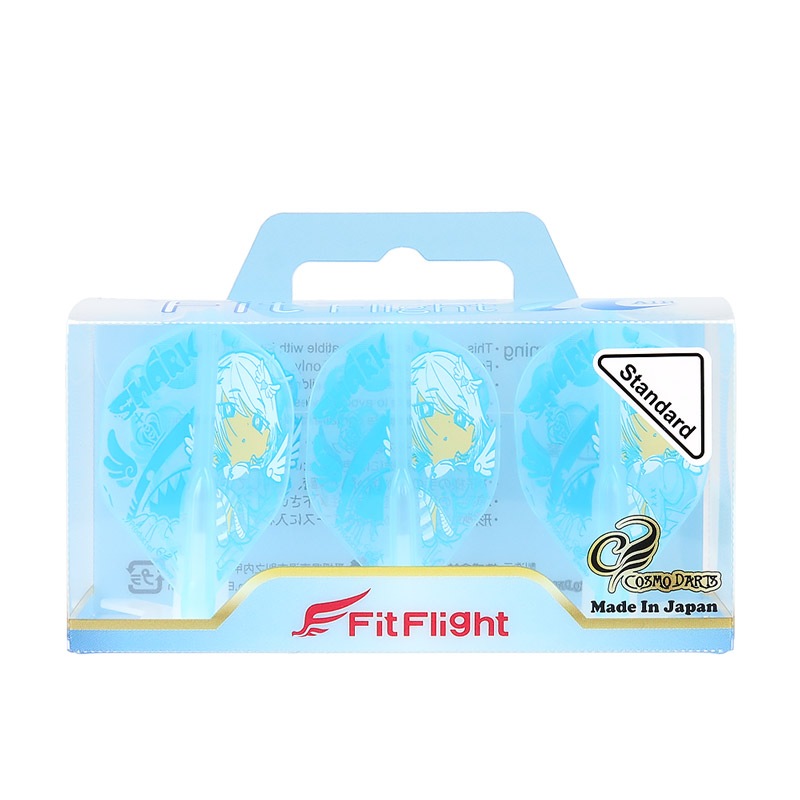 COSMO DARTS(�����������) Fit Flight��AIR��(�ե��åȥե饤�� ������) Printed Series Shark Dreams(���㡼���ɥ꡼�ॹ) ����������� �֥롼��(������ �ե饤��)