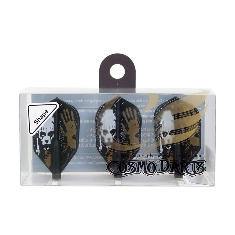 COSMO DARTS(�����������) Fit Flight(�ե��åȥե饤��) Printed Series Evil D �������� D�֥�å���(������ �ե饤��)