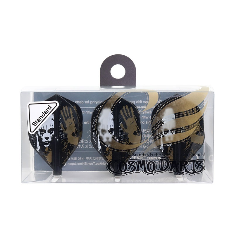 COSMO DARTS(�����������) Fit Flight��AIR��(�ե��åȥե饤�� ������) Printed Series Evil D ����������� D�֥�å���(������ �ե饤��)