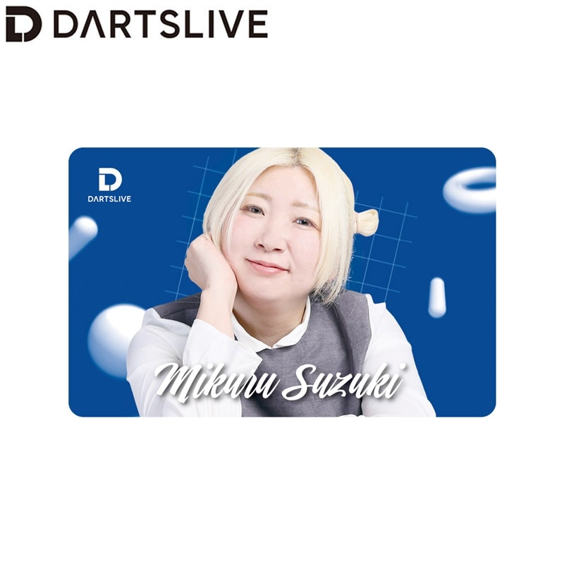 限定ダーツライブカード鈴木未来プロ アクセサリ > ダーツライブカード > DARTSLIVE PLAYER GOODS第五
