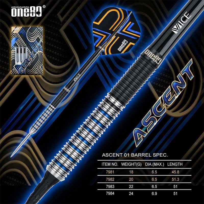 【格安設定】ダーツセット(One80 バレル+α) ダーツ > ソフトダーツ > ブランド【ワ行】 > ワンエイティ