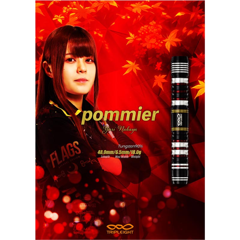 DYNASTY(ダイナスティー) TRIPLEIGHT pommier(ポミエ) 2BA 中谷祐里選手モデル　(ダーツ バレル)