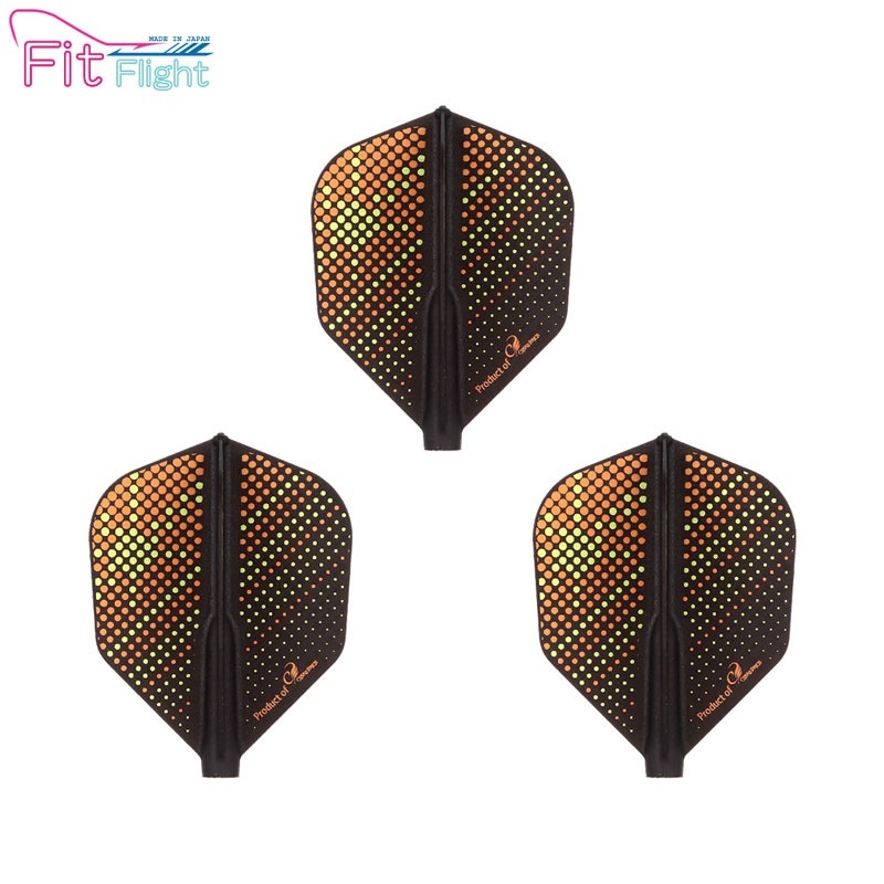 COSMO DARTS(�����������) Fit Flight(�ե��åȥե饤��) Printed Series Orange Sunrise �������� D�֥�å���(������ �ե饤��)