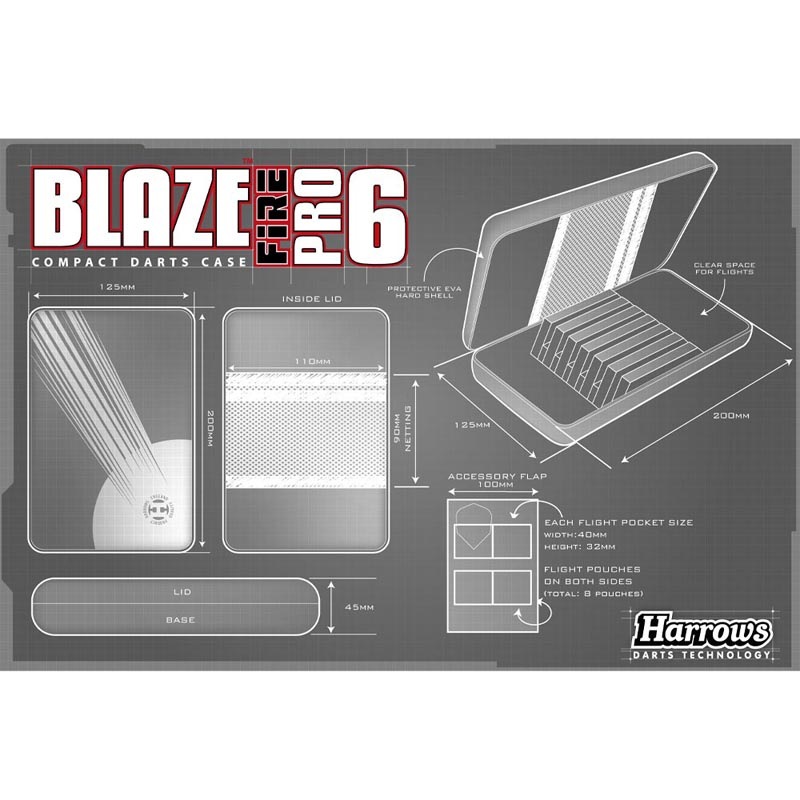 Harrows(�ϥ�����) BLAZE PRO 6 FIRE CASE(�֥쥤���ץ�6�ե����� ������)��(������ ������)