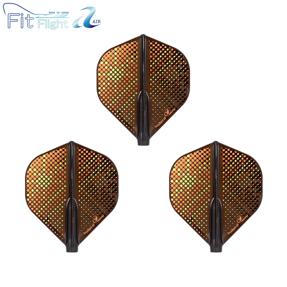 COSMO DARTS(�����������) Fit Flight��AIR��(�ե��åȥե饤�� ������) Printed Series Orange Sunrise ����������� D�֥�å���(������ �ե饤��)