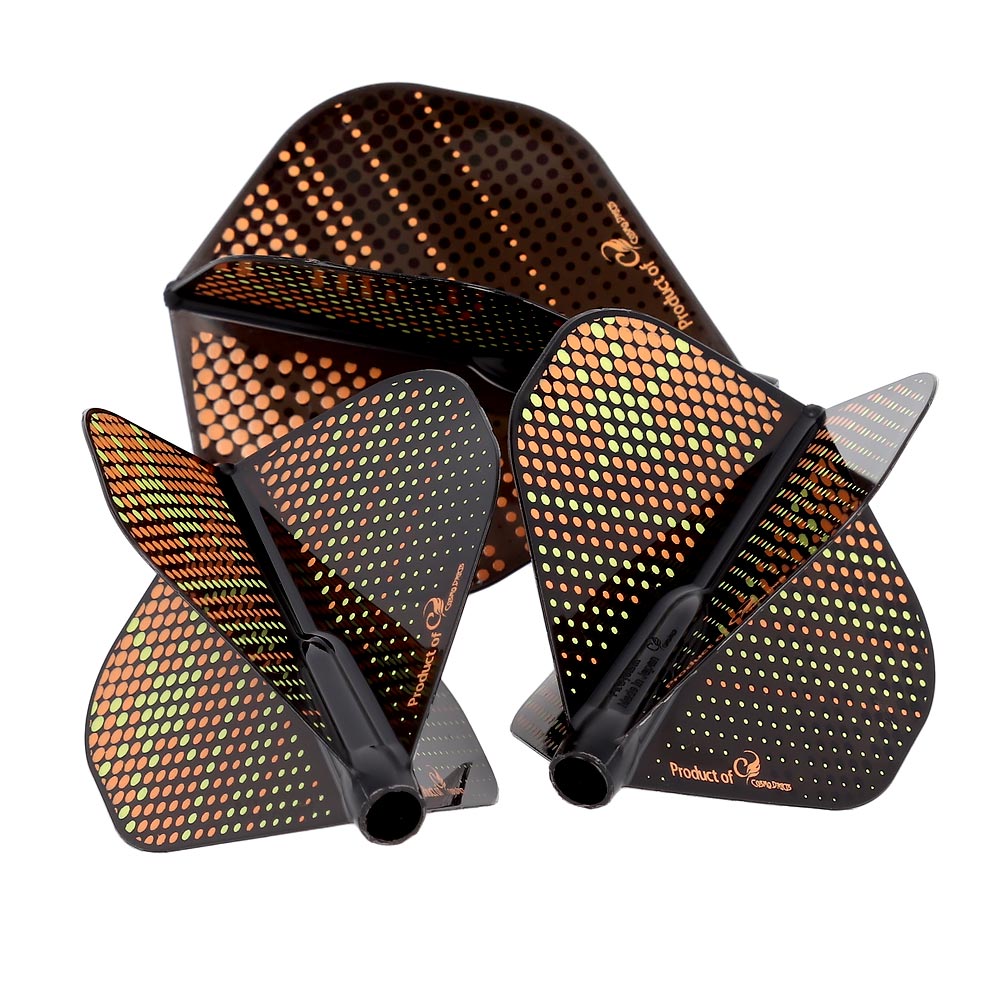 COSMO DARTS(�����������) Fit Flight��AIR��(�ե��åȥե饤�� ������) Printed Series Orange Sunrise ����������� D�֥�å���(������ �ե饤��)