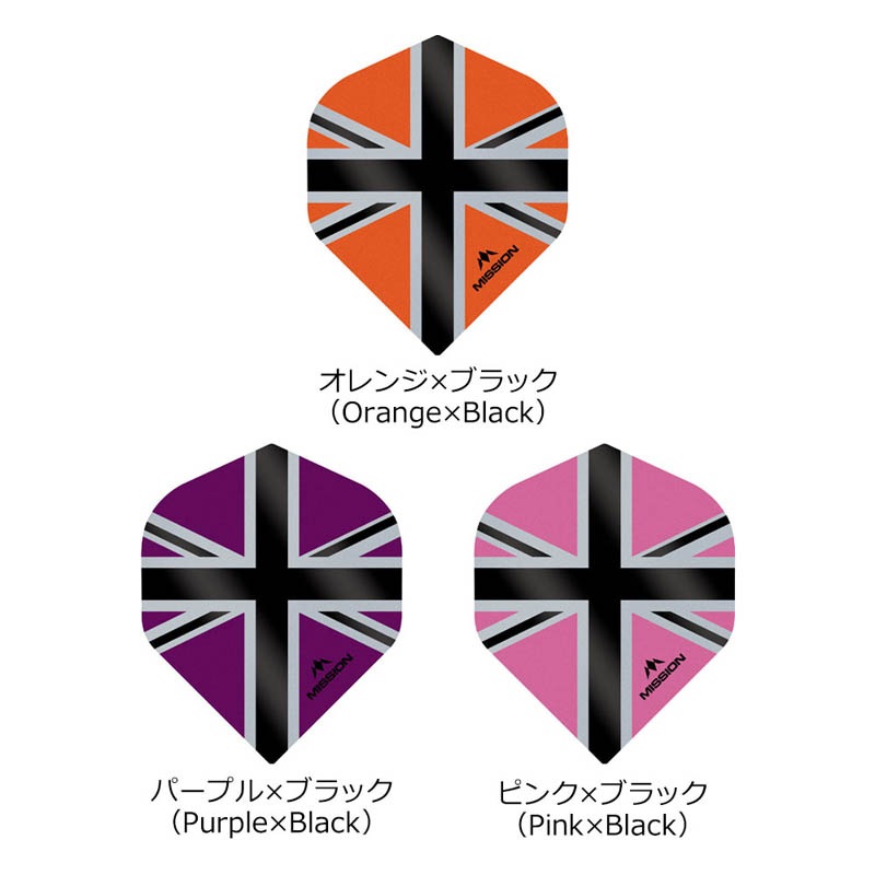 MISSION DARTS(�ߥå���������) Alliance-X Union Jack Dart Flights ����������ɡ�(������ �ե饤��)
