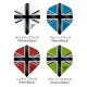 MISSION DARTS(�ߥå���������) Alliance-X Union Jack Dart Flights ����������ɡ�(������ �ե饤��)