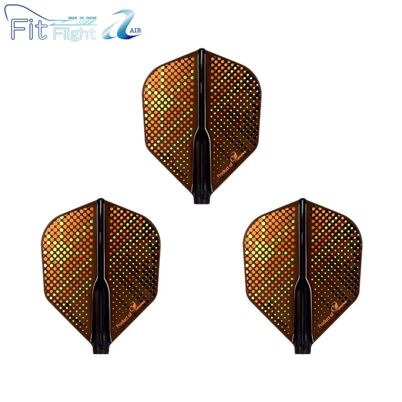 COSMO DARTS(�����������) Fit Flight��AIR��(�ե��åȥե饤�� ������) Printed Series Orange Sunrise �������� D�֥�å���(������ �ե饤��)