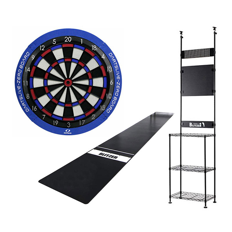 �ڥ��åȾ��ʡ�DARTSLIVE-ZERO BOARD �� BLITZER �����ĥ������ BSD27-BK �� BRITZER Heavy Duty Dart Mat BOP29-BK