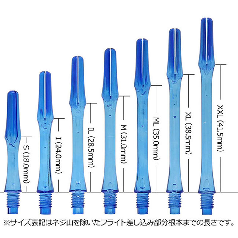 JOKERDRIVER(���硼�����ɥ饤�С�) ��-ZERO- Gradation SHAFT ��֥�å� ���������ס� 18mm(S) �㥰�꡼��䡡(������ ����ե�)