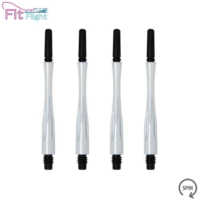 COSMO DARTS(�����������) Fit Shaft COLOR Carbon(�ե��åȥ���ե� ���顼�����ܥ�) �ϥ��֥�å� ���ԥ� �ѡ���ۥ磻�� ��7�䡡(������ ����ե�)