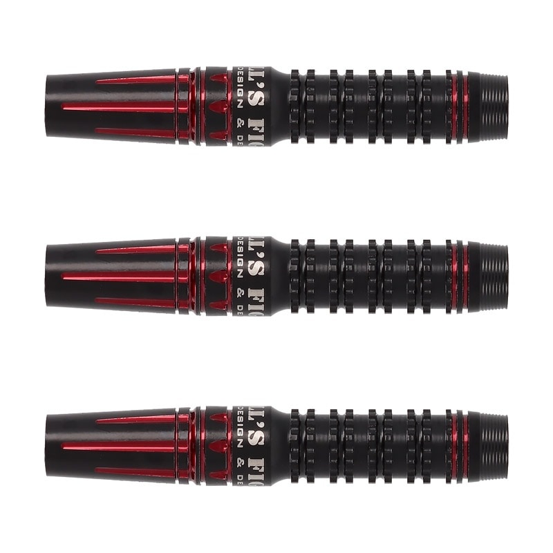 BULLS FIGHTER ブルズファイター タングステンバレル 18g Bull'sFighter】500 雪 Hyper Black ブルズファイター ソフト