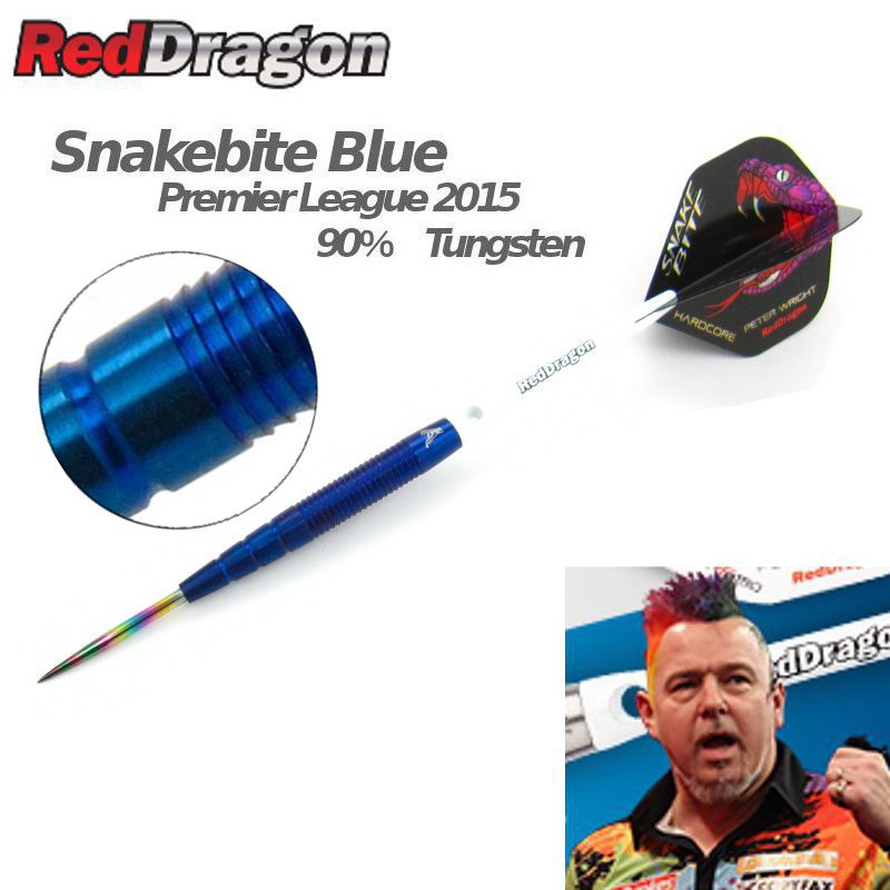 Peter Wright Snakebite PL15 BLUE STEEL �ԡ��������饤�� ���͡����Х��� [Red Dragon]